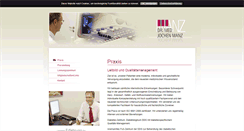 Desktop Screenshot of dr-jochen-manz.de